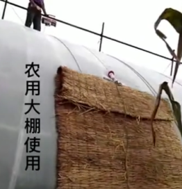 家用微型電動葫蘆給農(nóng)用大棚蓋上一層保溫被