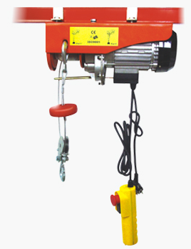 小型電動葫蘆在商場中使用非常的方便